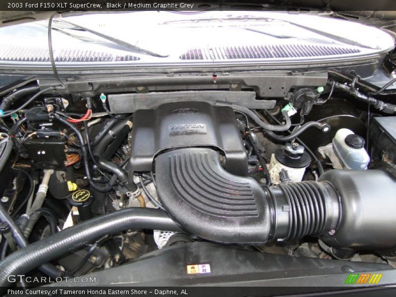 Black / Medium Graphite Grey 2003 Ford F150 XLT SuperCrew