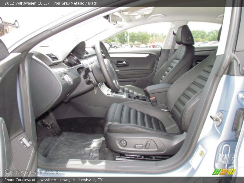Iron Gray Metallic / Black 2012 Volkswagen CC Lux