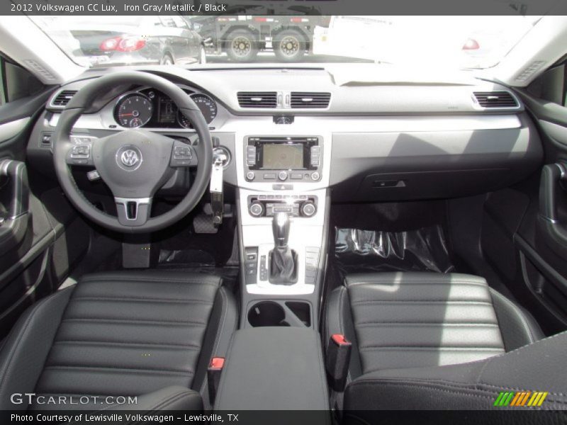 Iron Gray Metallic / Black 2012 Volkswagen CC Lux