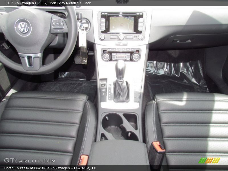 Iron Gray Metallic / Black 2012 Volkswagen CC Lux