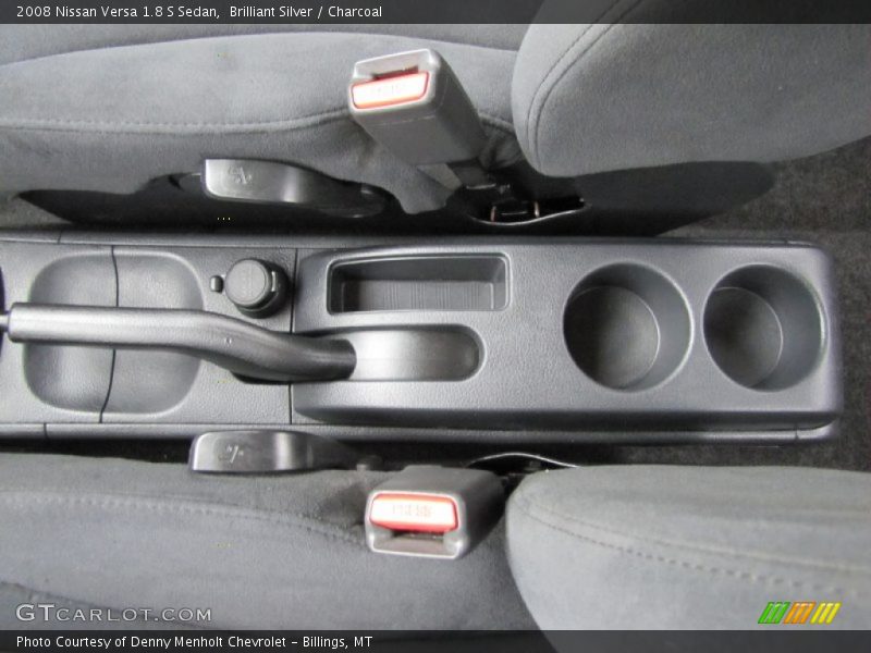 Brilliant Silver / Charcoal 2008 Nissan Versa 1.8 S Sedan