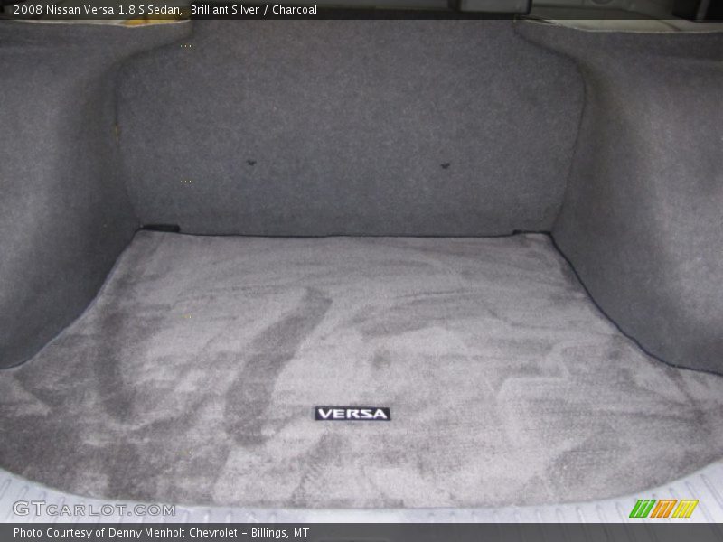 Brilliant Silver / Charcoal 2008 Nissan Versa 1.8 S Sedan