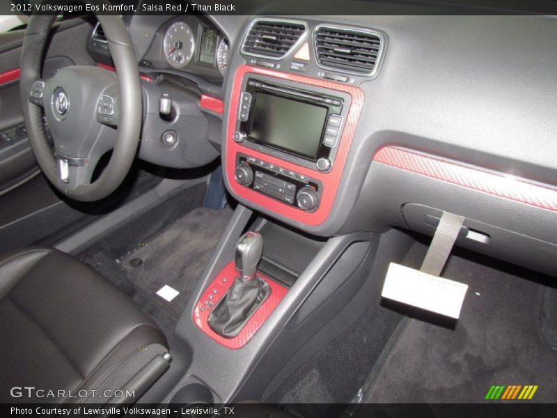 Salsa Red / Titan Black 2012 Volkswagen Eos Komfort