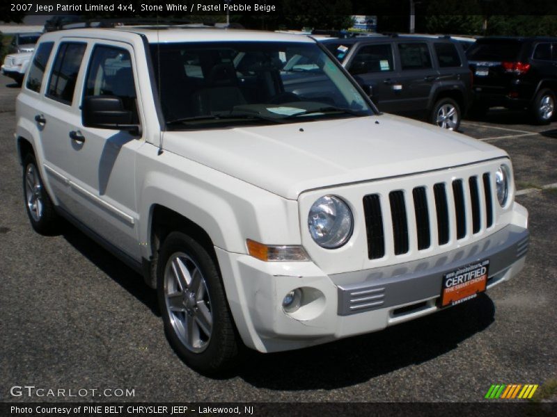 Stone White / Pastel Pebble Beige 2007 Jeep Patriot Limited 4x4