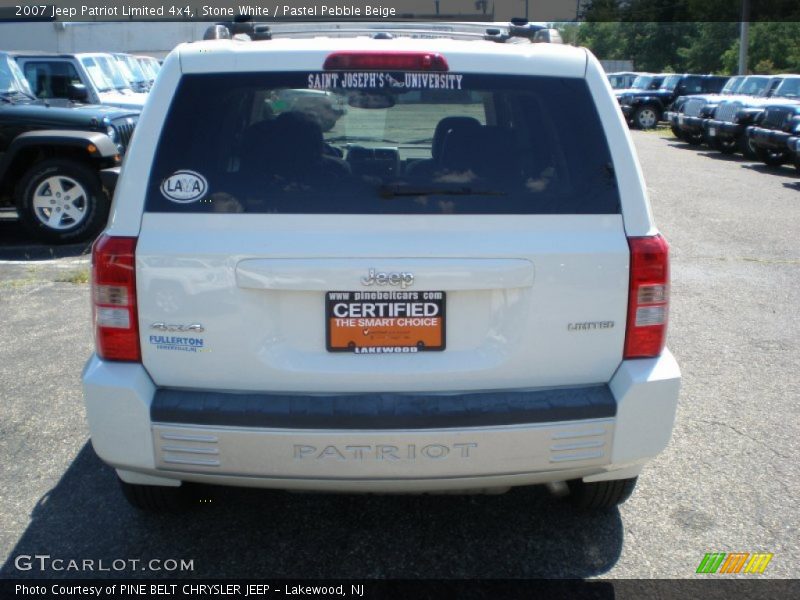 Stone White / Pastel Pebble Beige 2007 Jeep Patriot Limited 4x4
