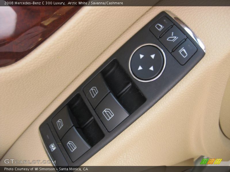 Arctic White / Savanna/Cashmere 2008 Mercedes-Benz C 300 Luxury