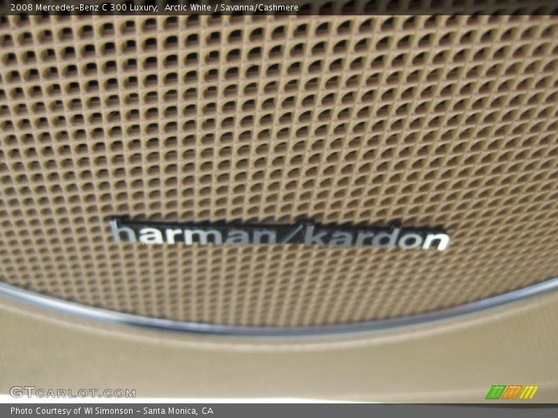 Arctic White / Savanna/Cashmere 2008 Mercedes-Benz C 300 Luxury