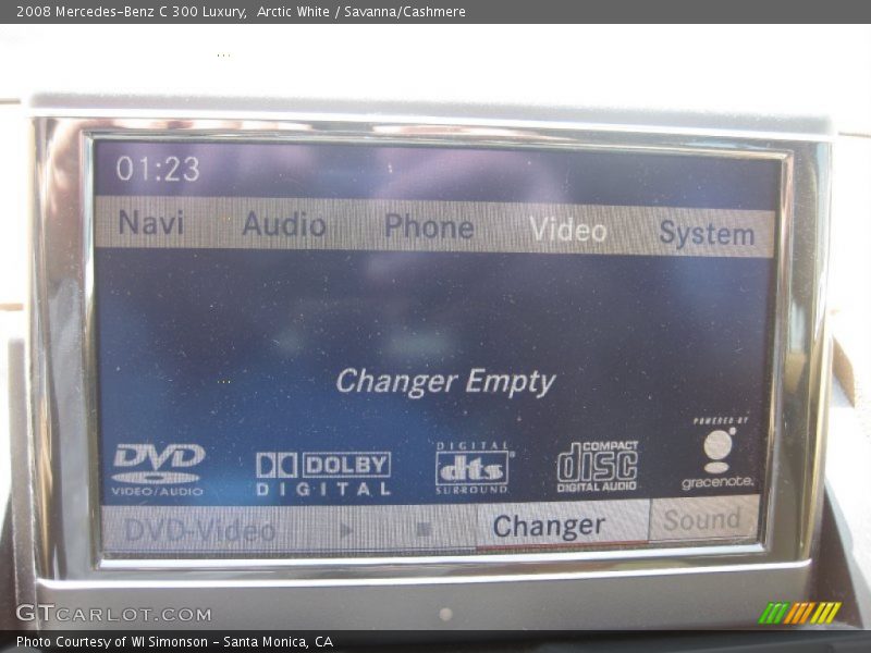 Arctic White / Savanna/Cashmere 2008 Mercedes-Benz C 300 Luxury