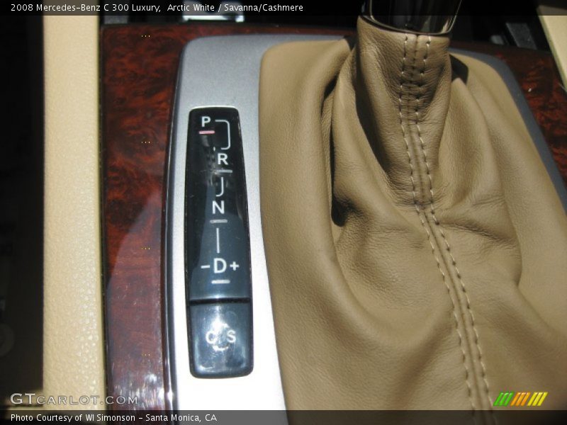 Arctic White / Savanna/Cashmere 2008 Mercedes-Benz C 300 Luxury