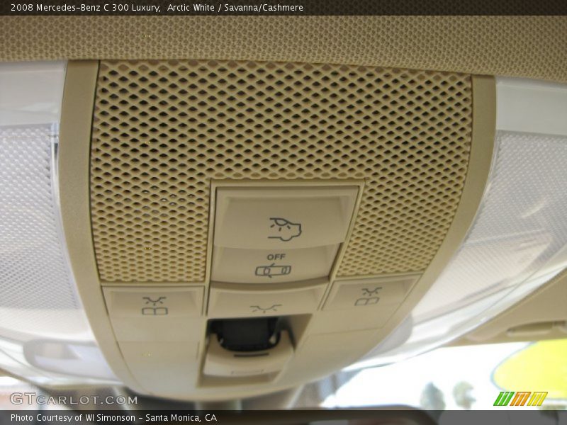 Arctic White / Savanna/Cashmere 2008 Mercedes-Benz C 300 Luxury