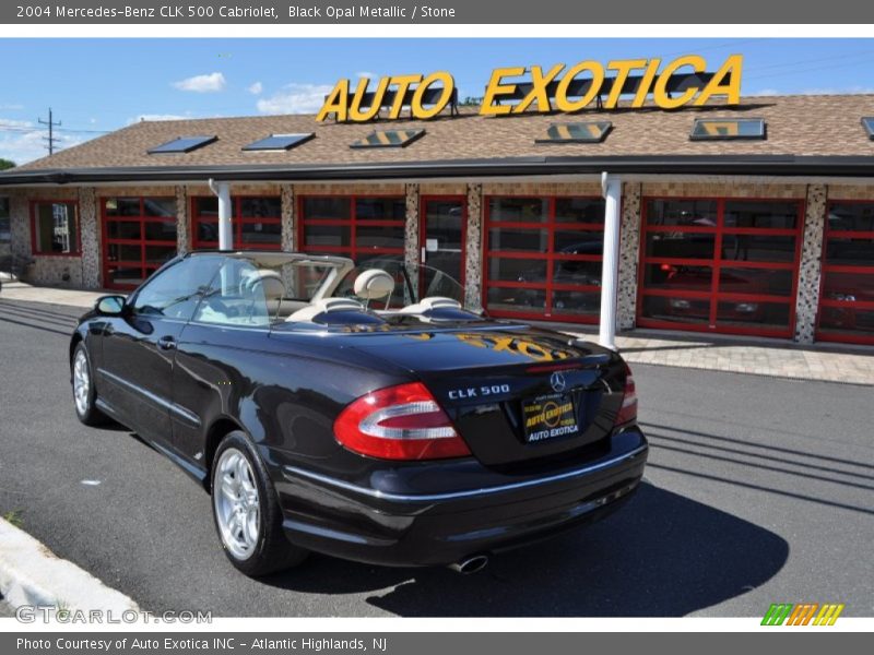 Black Opal Metallic / Stone 2004 Mercedes-Benz CLK 500 Cabriolet
