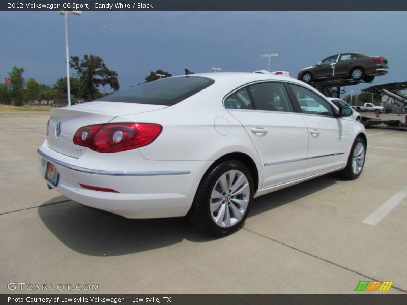 Candy White / Black 2012 Volkswagen CC Sport
