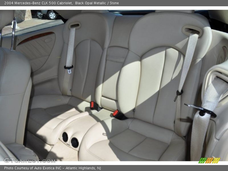 Black Opal Metallic / Stone 2004 Mercedes-Benz CLK 500 Cabriolet
