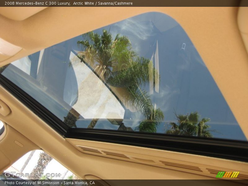 Arctic White / Savanna/Cashmere 2008 Mercedes-Benz C 300 Luxury