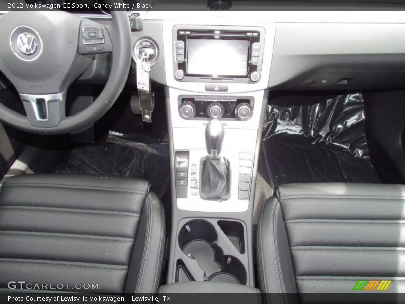 Candy White / Black 2012 Volkswagen CC Sport
