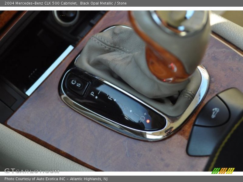 Black Opal Metallic / Stone 2004 Mercedes-Benz CLK 500 Cabriolet