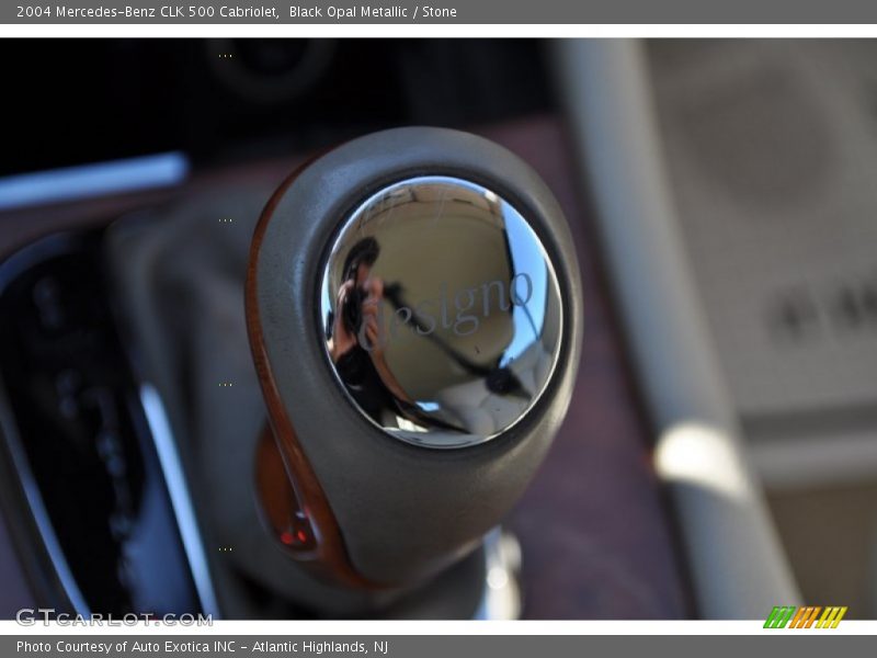 Black Opal Metallic / Stone 2004 Mercedes-Benz CLK 500 Cabriolet