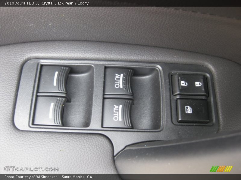 Crystal Black Pearl / Ebony 2010 Acura TL 3.5