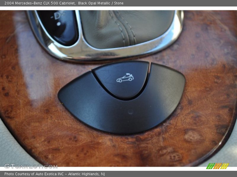 Black Opal Metallic / Stone 2004 Mercedes-Benz CLK 500 Cabriolet