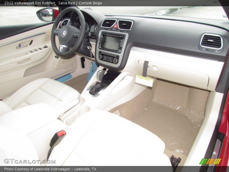 Salsa Red / Cornsilk Beige 2012 Volkswagen Eos Komfort