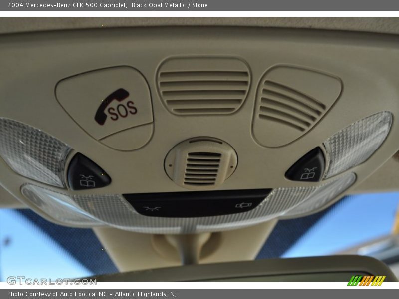 Black Opal Metallic / Stone 2004 Mercedes-Benz CLK 500 Cabriolet