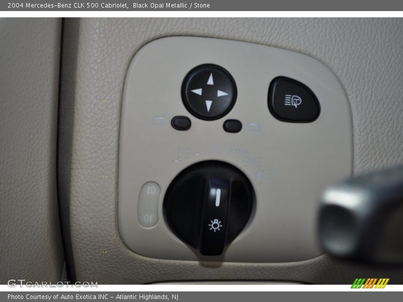 Black Opal Metallic / Stone 2004 Mercedes-Benz CLK 500 Cabriolet