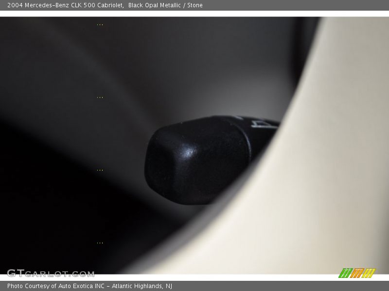 Black Opal Metallic / Stone 2004 Mercedes-Benz CLK 500 Cabriolet