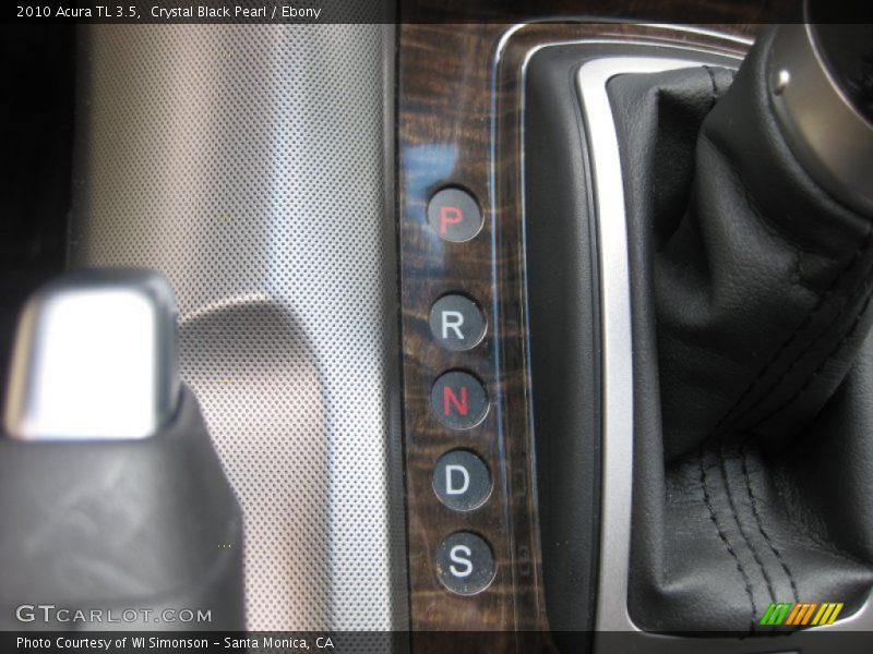 Crystal Black Pearl / Ebony 2010 Acura TL 3.5