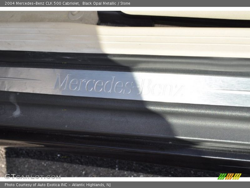 Black Opal Metallic / Stone 2004 Mercedes-Benz CLK 500 Cabriolet
