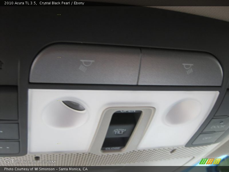 Crystal Black Pearl / Ebony 2010 Acura TL 3.5