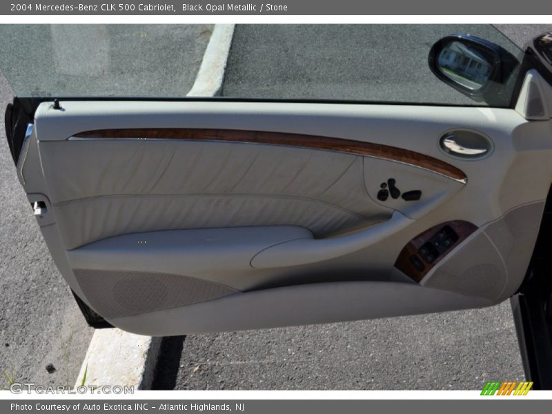 Black Opal Metallic / Stone 2004 Mercedes-Benz CLK 500 Cabriolet