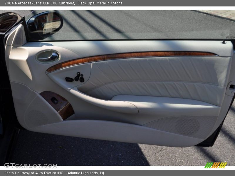 Black Opal Metallic / Stone 2004 Mercedes-Benz CLK 500 Cabriolet