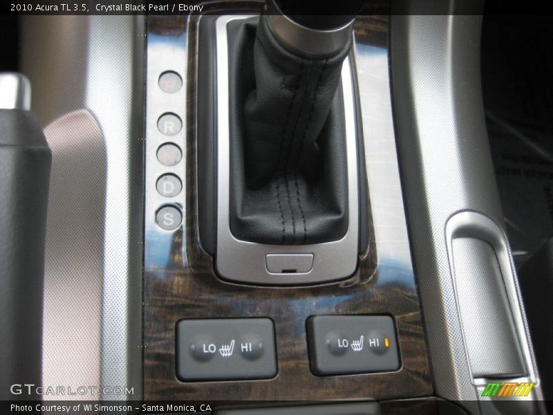 Crystal Black Pearl / Ebony 2010 Acura TL 3.5