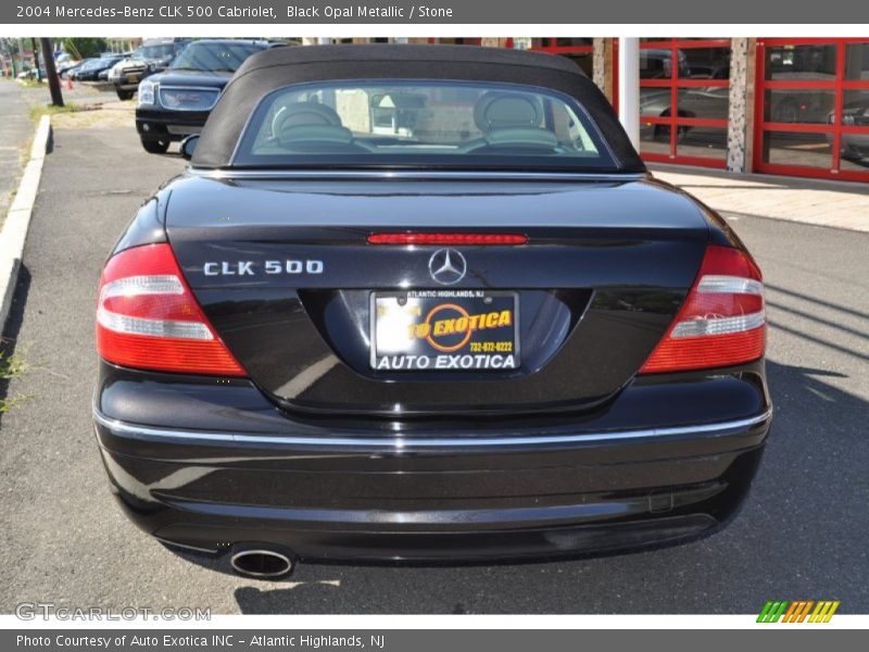 Black Opal Metallic / Stone 2004 Mercedes-Benz CLK 500 Cabriolet