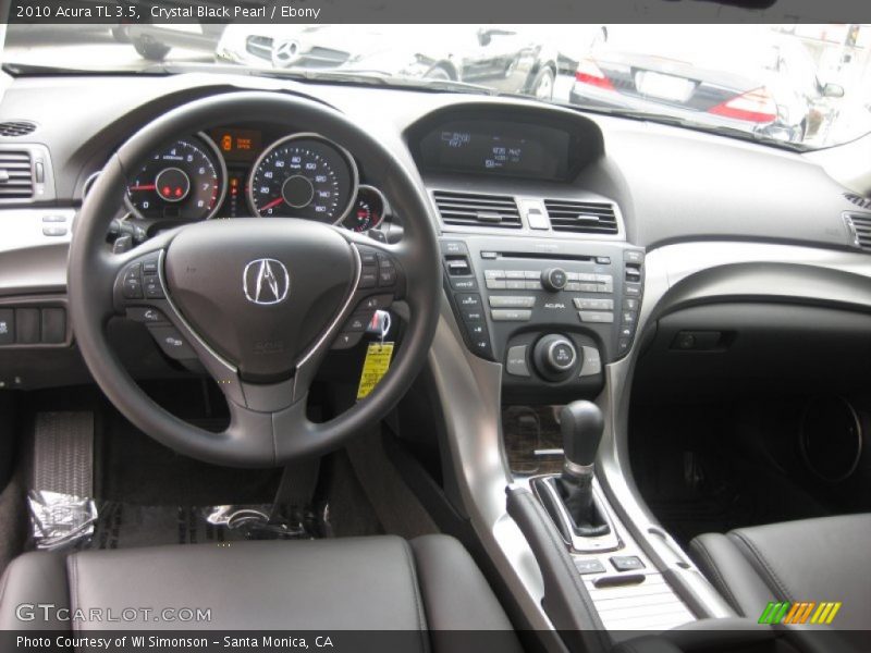 Crystal Black Pearl / Ebony 2010 Acura TL 3.5