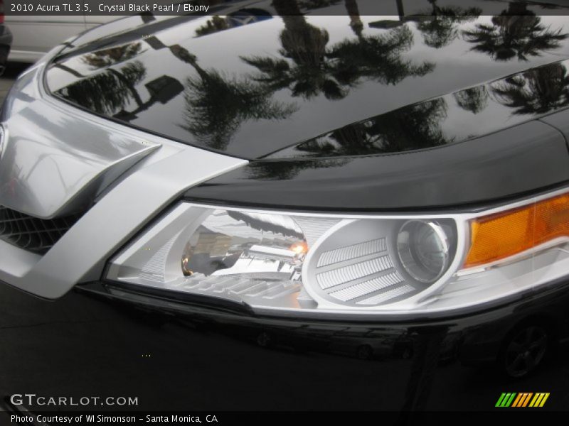 Crystal Black Pearl / Ebony 2010 Acura TL 3.5