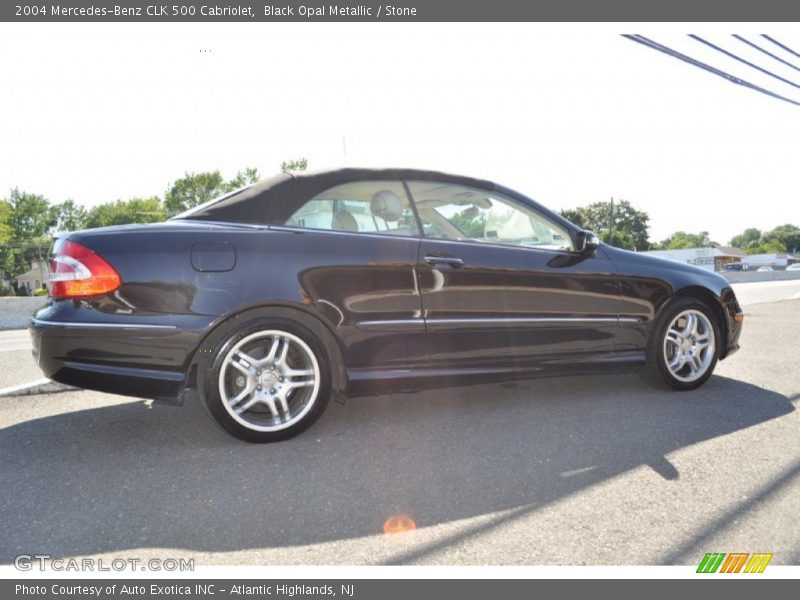 Black Opal Metallic / Stone 2004 Mercedes-Benz CLK 500 Cabriolet