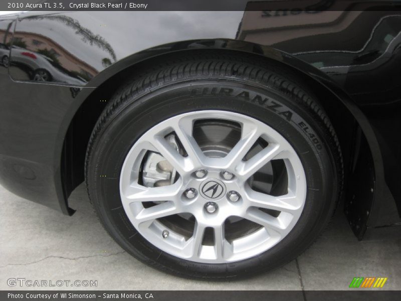 Crystal Black Pearl / Ebony 2010 Acura TL 3.5