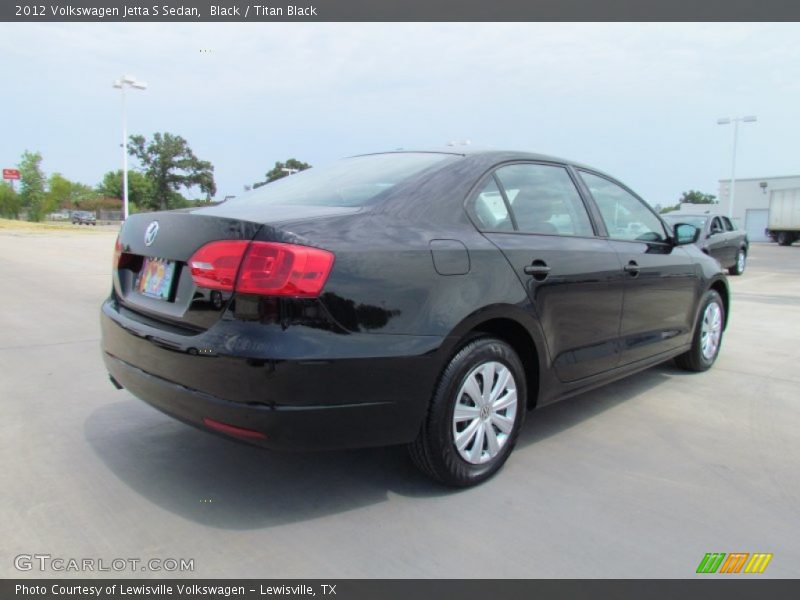 Black / Titan Black 2012 Volkswagen Jetta S Sedan