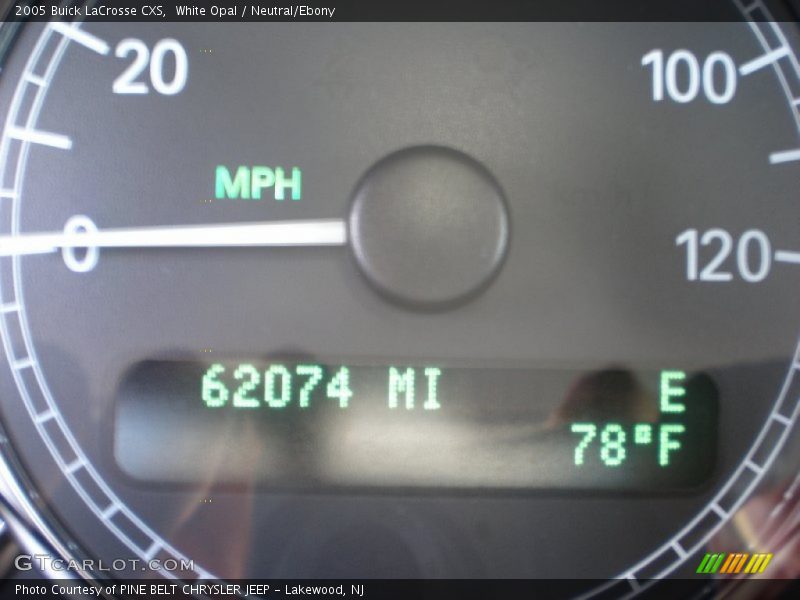 White Opal / Neutral/Ebony 2005 Buick LaCrosse CXS