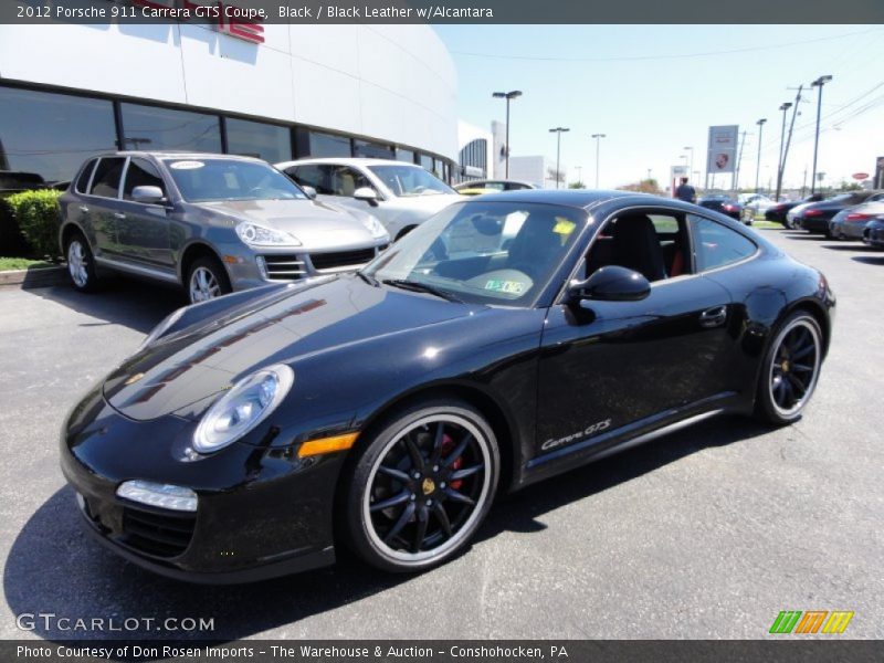 Black / Black Leather w/Alcantara 2012 Porsche 911 Carrera GTS Coupe