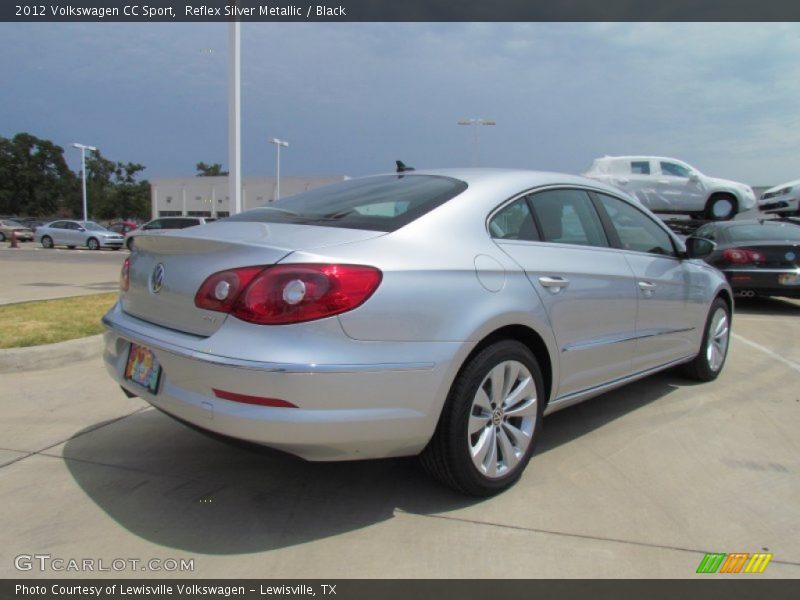 Reflex Silver Metallic / Black 2012 Volkswagen CC Sport