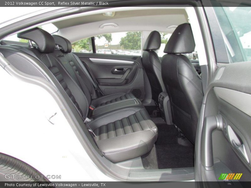 Reflex Silver Metallic / Black 2012 Volkswagen CC Sport
