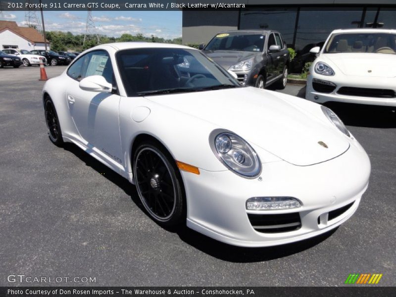 Carrara White / Black Leather w/Alcantara 2012 Porsche 911 Carrera GTS Coupe
