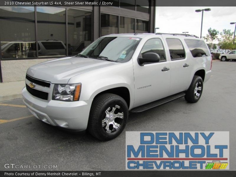 Sheer Silver Metallic / Ebony 2010 Chevrolet Suburban LS 4x4
