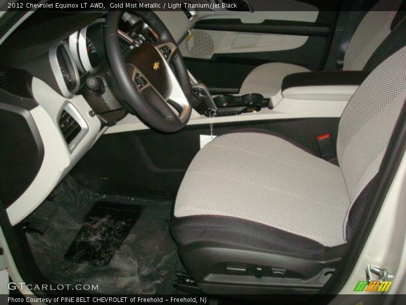 2012 Equinox LT AWD Light Titanium/Jet Black Interior