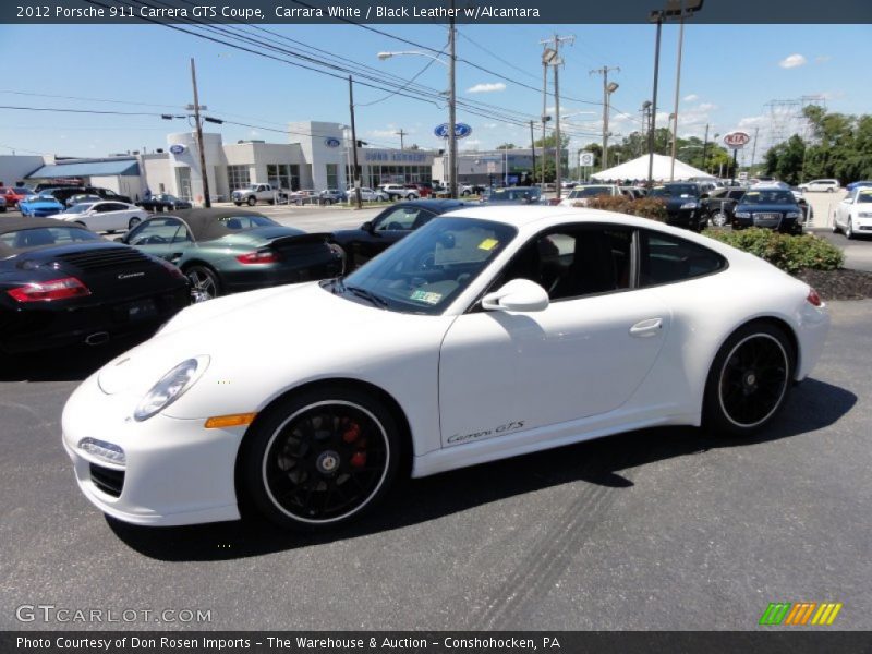 Carrara White / Black Leather w/Alcantara 2012 Porsche 911 Carrera GTS Coupe