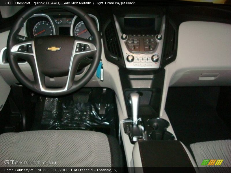Gold Mist Metallic / Light Titanium/Jet Black 2012 Chevrolet Equinox LT AWD