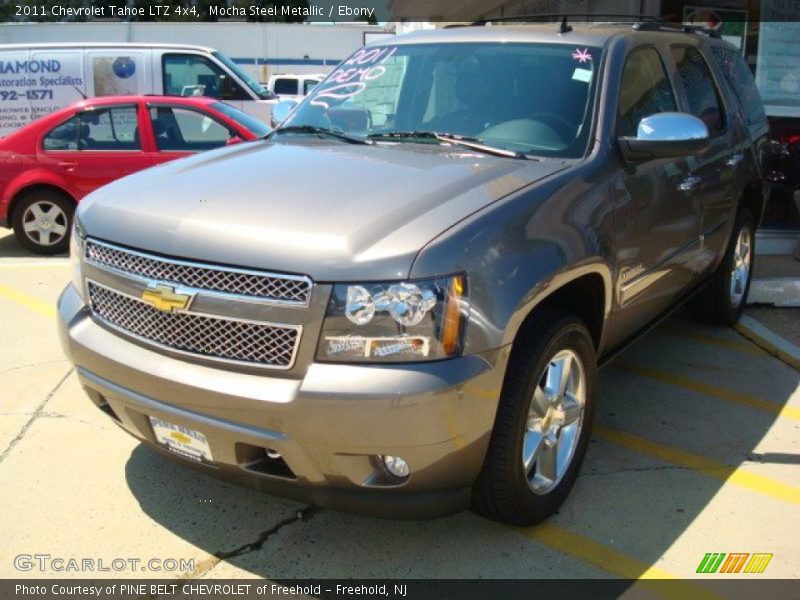 Mocha Steel Metallic / Ebony 2011 Chevrolet Tahoe LTZ 4x4