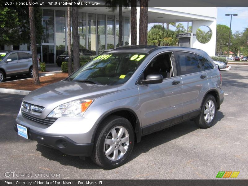 Whistler Silver Metallic / Gray 2007 Honda CR-V EX